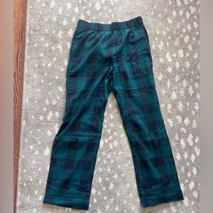 Crewcuts Green and Black Checkered Kids Pajama Bottoms